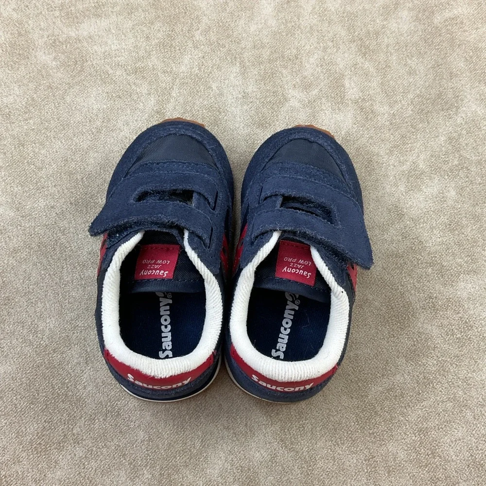 Saucony Shoes Sz 4.5W Kids Baby Jazz Low Pro Hook & Loop Sneaker ST53512